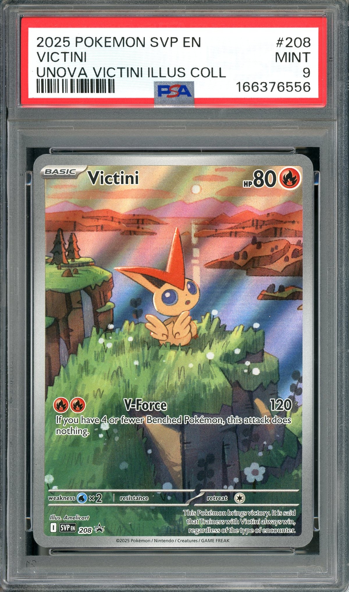 PSA 9 Victini (SVP 208) [Pokemon Black Star Promos]