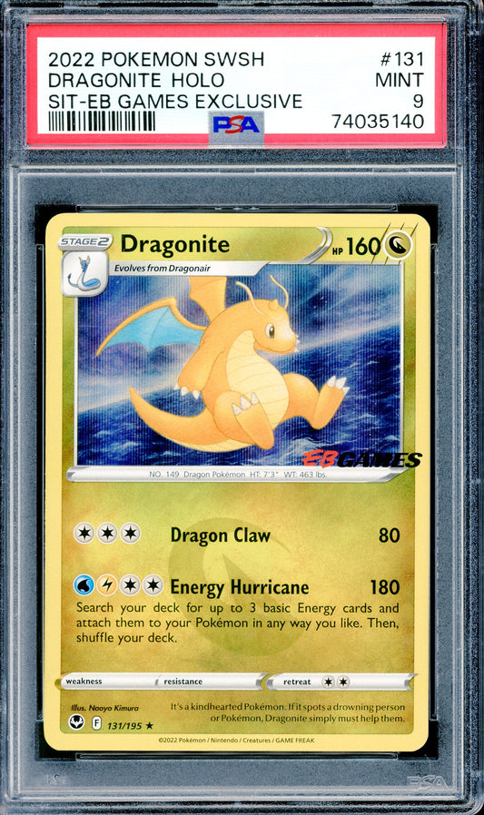 PSA 9 Dragonite Holo (131/195) [Black Star Promo]