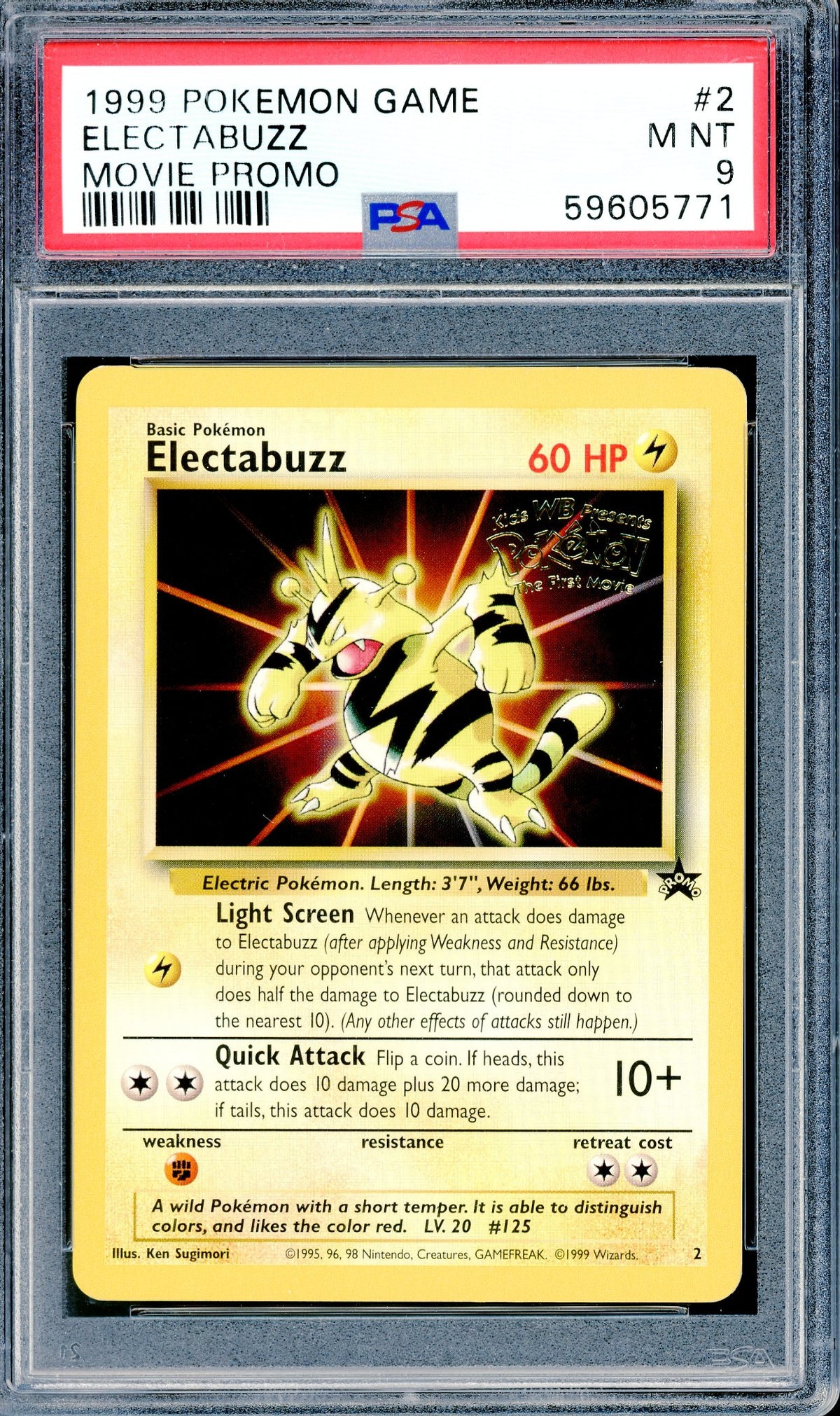 PSA 9 Electabuzz (2) [Movie Promo]