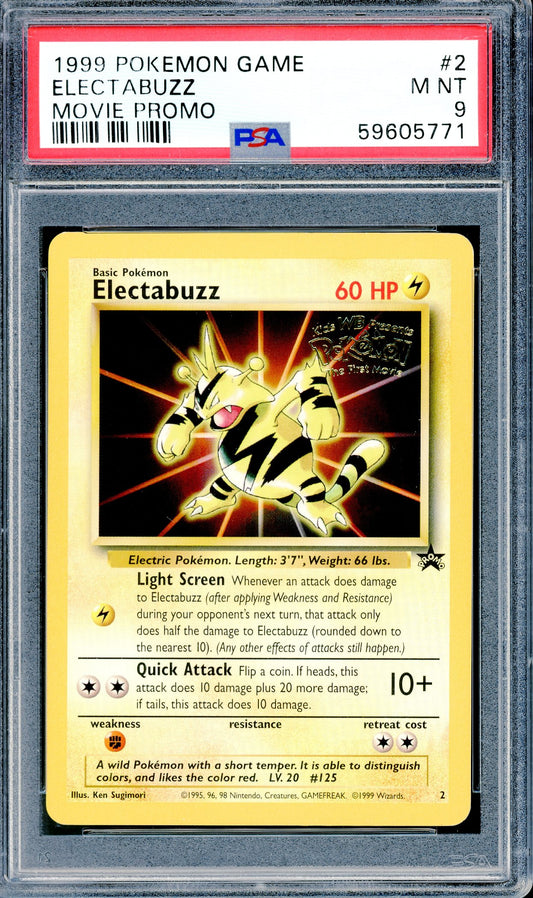 PSA 9 Electabuzz (2) [Movie Promo]