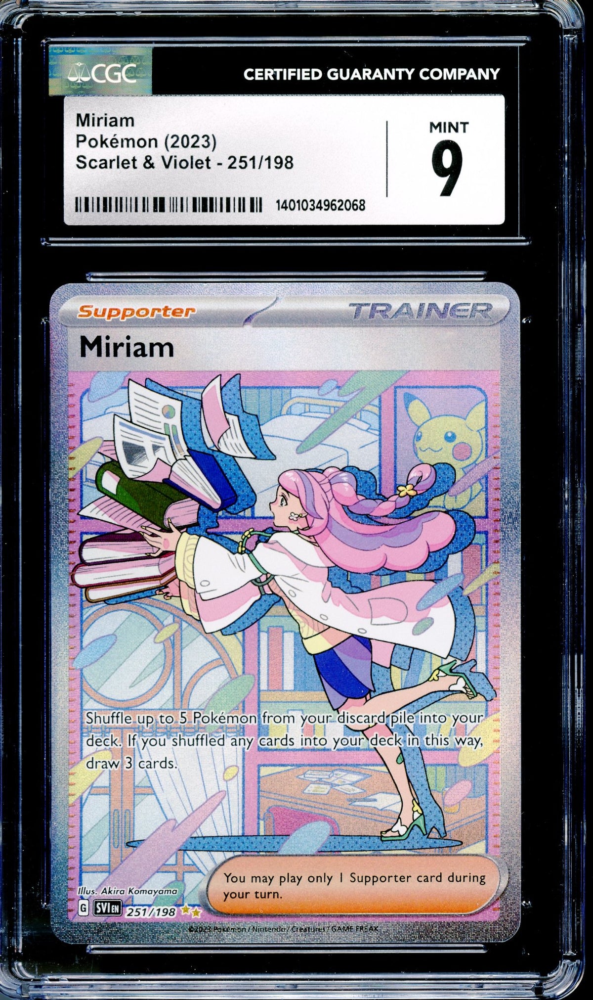 CGC 9 Miriam (251/198) [Scarlet & Violet]