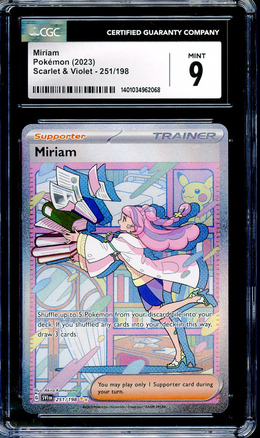 CGC 9 Miriam (251/198) [Scarlet & Violet]