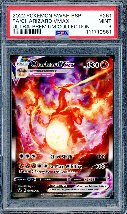 PSA 9 Charizard VMAX (SWSH261) [Sword & Shield Blackstar Promo