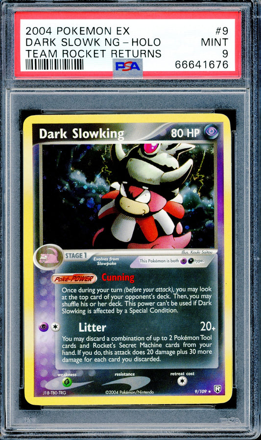 PSA 9 Dark Slowking (9/109) [Team Rocket Returns]