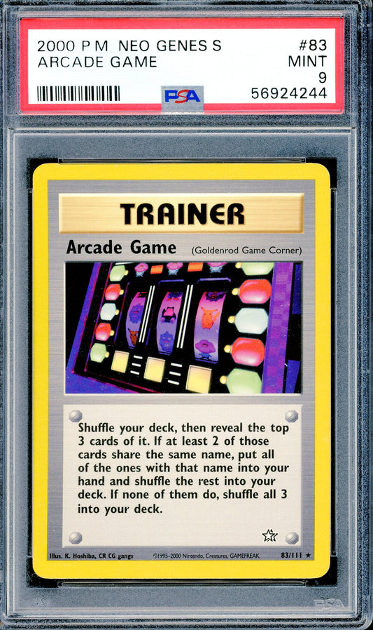 PSA 9 Arcade Game (83/111) [Neo Genesis]
