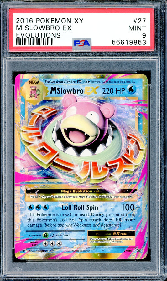 PSA 9 M Slowbro EX (27/108)[Pokemon XY: Evolutions]