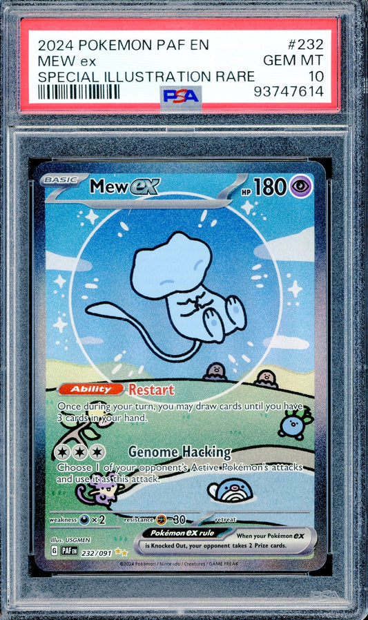PSA 10 Mew ex Special Illustration Rare (232/091)[Paldean Fates]