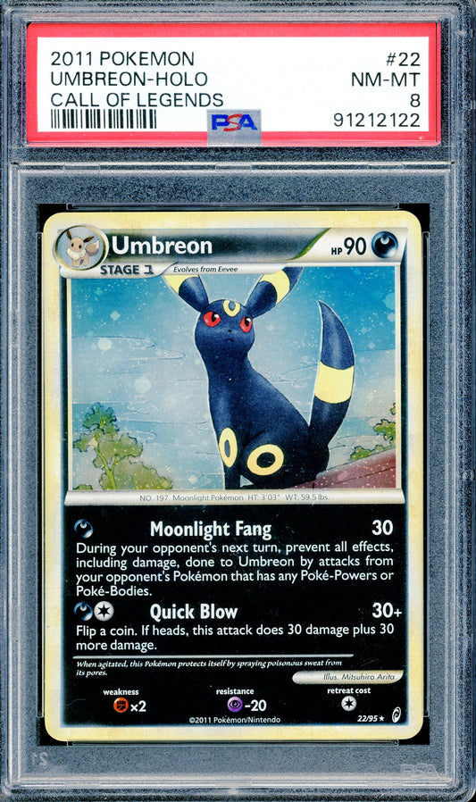PSA 8 Umbreon (22/95)[Call of Legends]