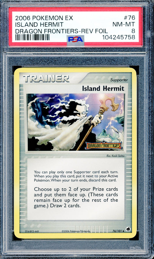 PSA 8 Island Hermit (76/101)[Dragon Frontiers]