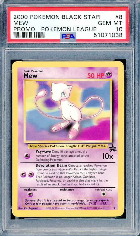 PSA 10 Mew Black Star Promo [Pokemon League]