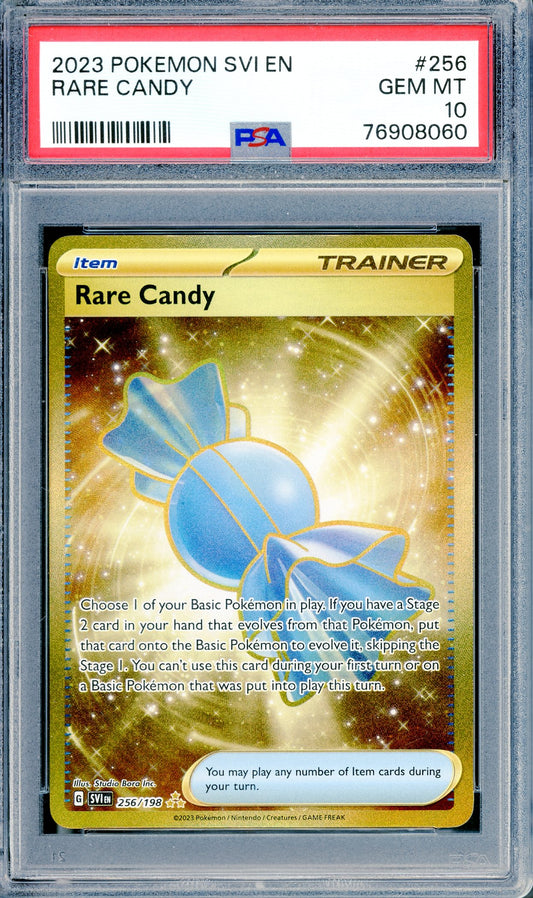 PSA 10 Rare Candy (256/198) [Scarlet & Violet Base]