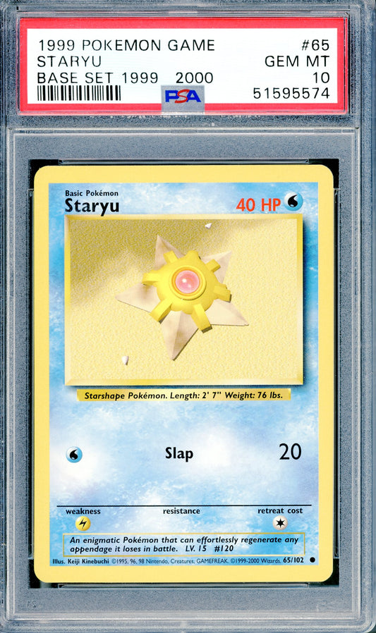 PSA 10 Staryu (65/102) [Base Set]