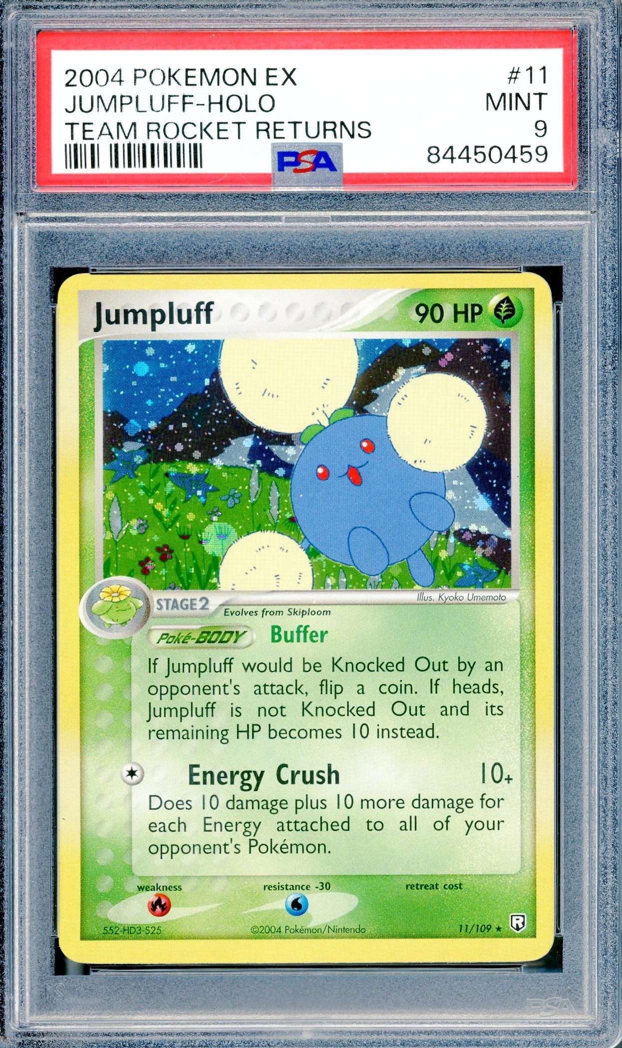 PSA 9 Jumpluff Holofoil (11/109) [Team Rocket Returns]