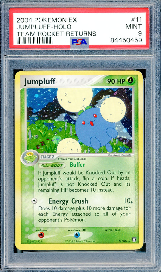 PSA 9 Jumpluff Holofoil (11/109) [Team Rocket Returns]