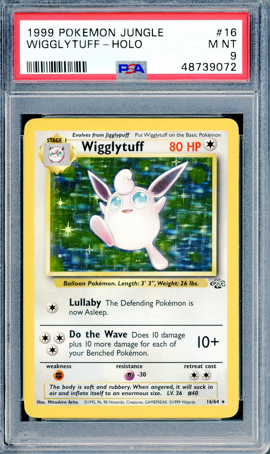 PSA 9 Wigglytuff Holofoil (16/64) [1999 Jungle]