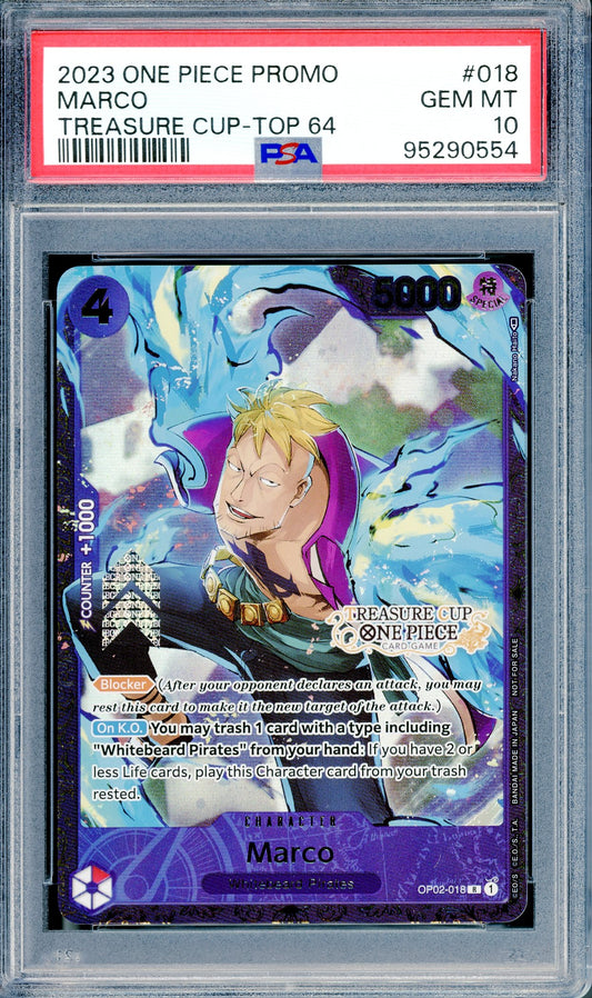 PSA 10 Marco (OP02-018) [Treasure Cup Top 64]