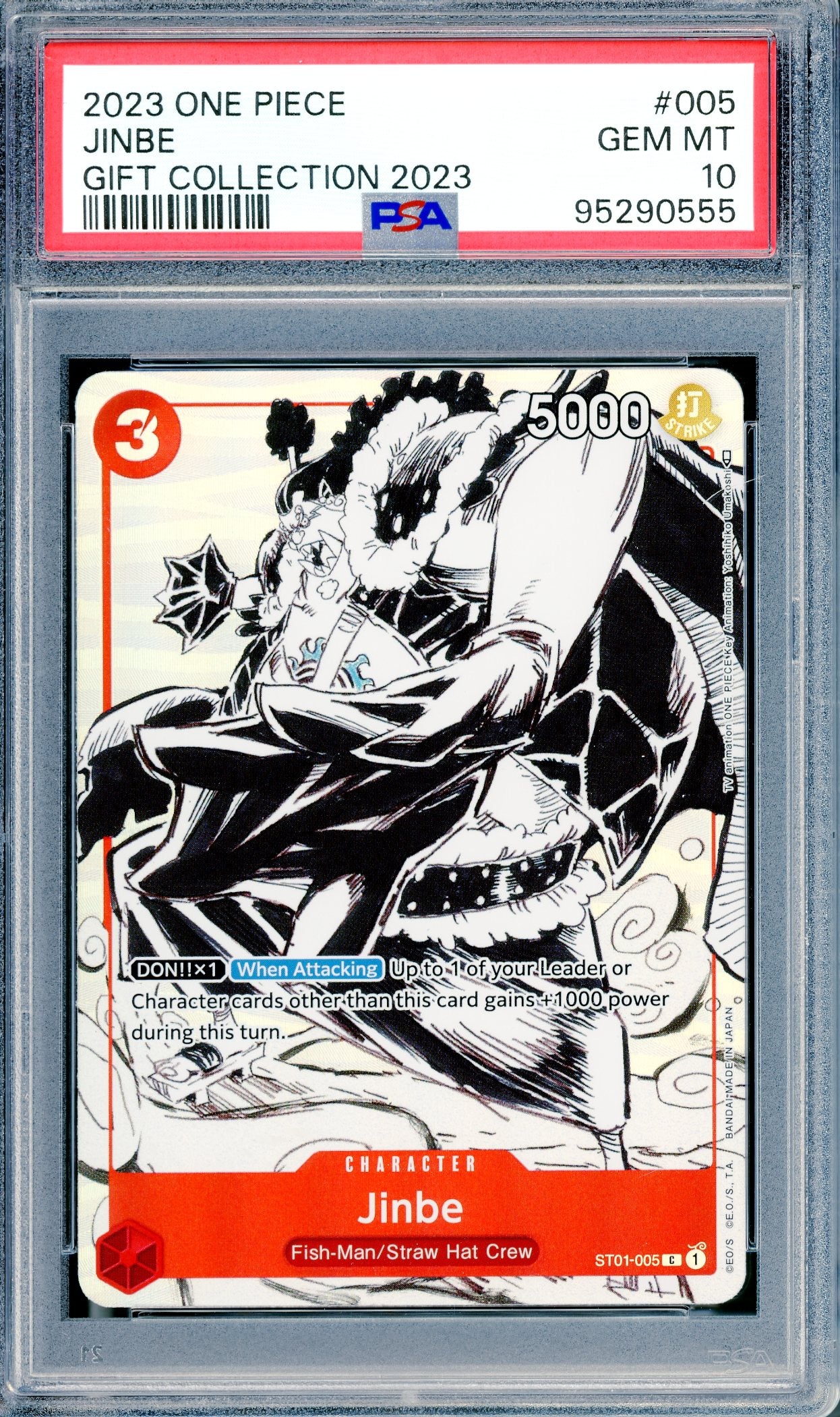 PSA 10 Jinbe (ST01-005) [Gift Collection 2023]