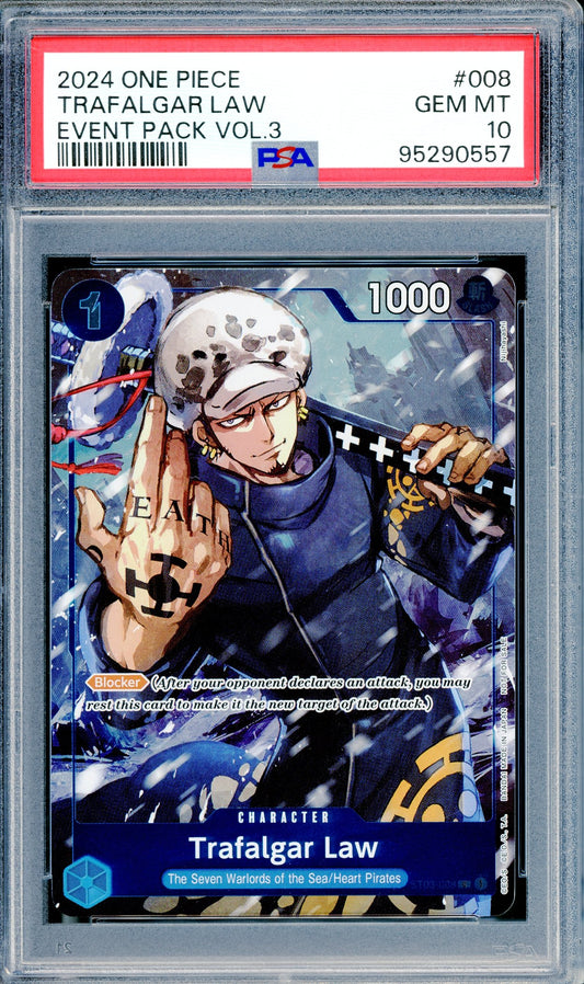 PSA 10 Trafalgar Law (ST03-008) [Event Pack Vol. 3]
