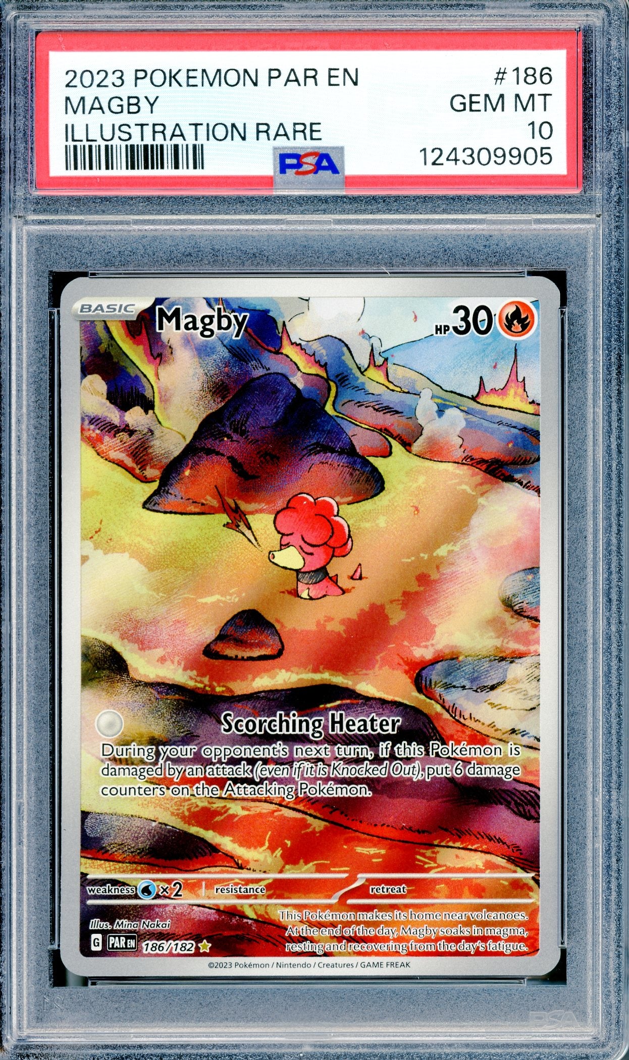 PSA 10 Magby (186/182) [Paradox Rift]