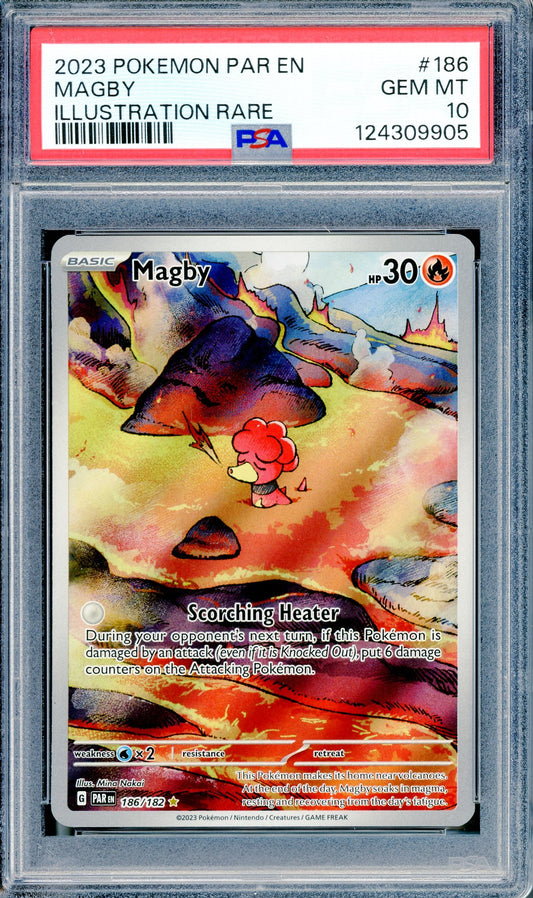 PSA 10 Magby (186/182) [Paradox Rift]