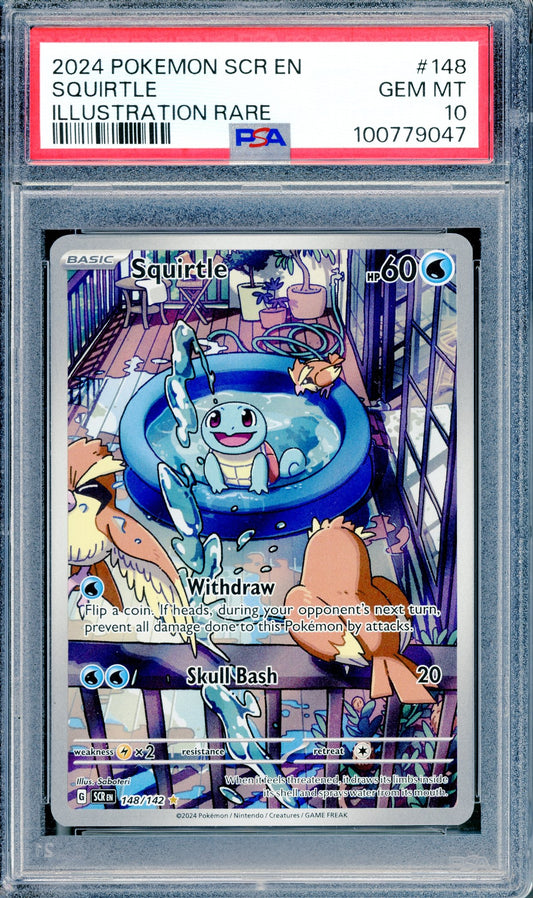 PSA 10 Squirtle (148/142) [Stellar Crown]