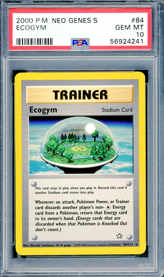 PSA 10 Ecogym (84/111) [Neo Genesis]