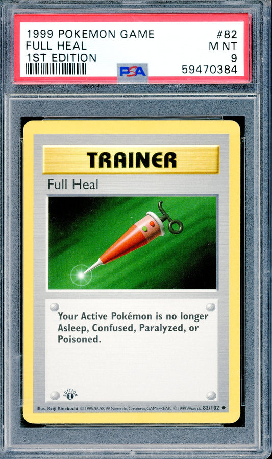 PSA 9 Full Heal (82/102) [Pokemon Base Set 1st Edition]