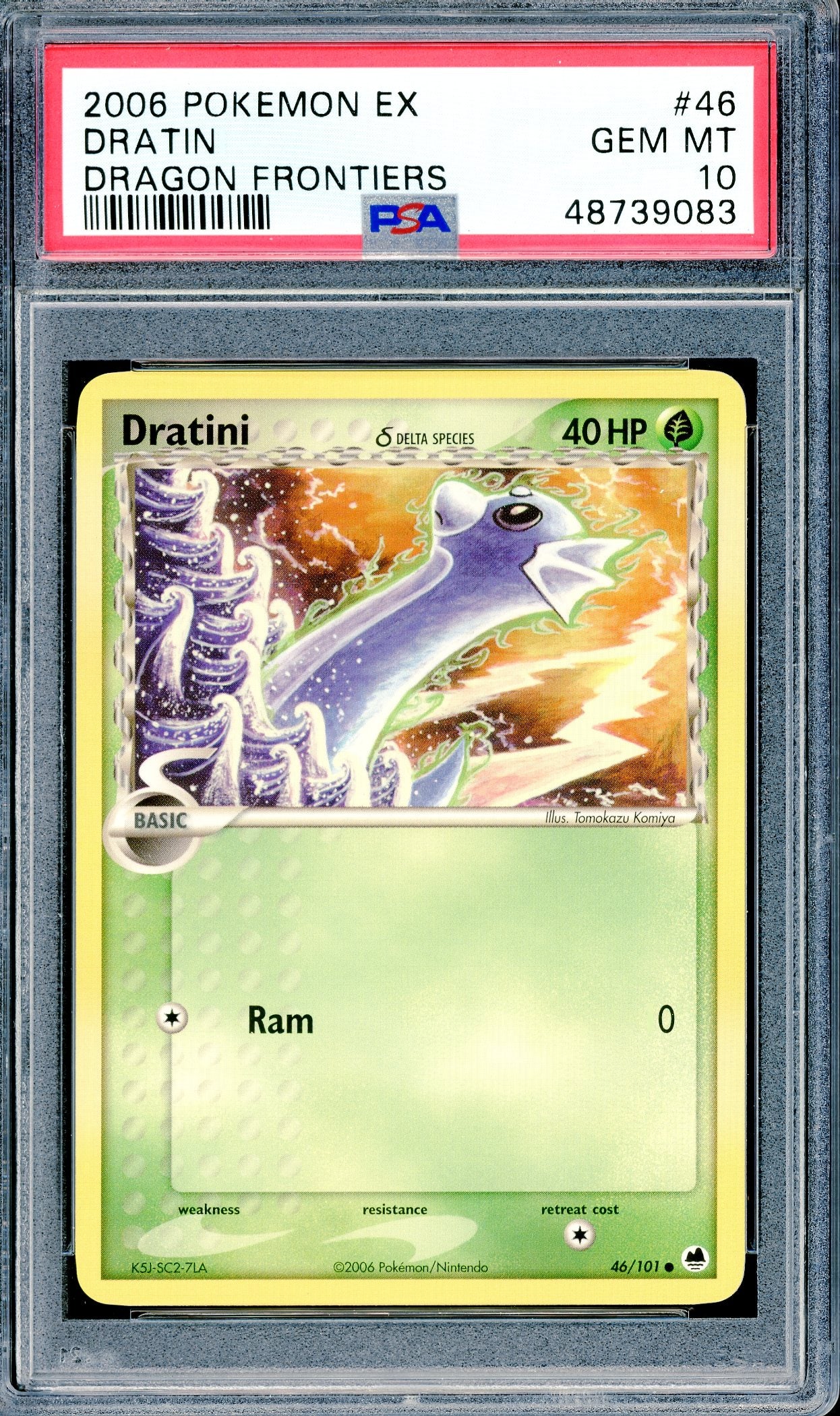 PSA 10 Dratini (46/101) [Dragon Frontiers]