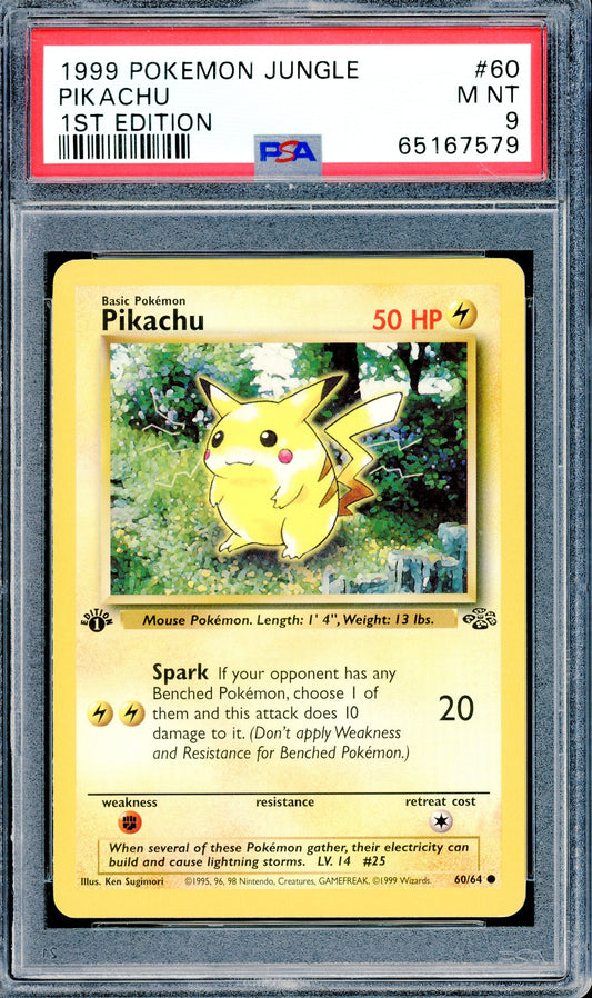 PSA 9 Pikachu (60/64) [Pokemon Jungle 1st Edition]