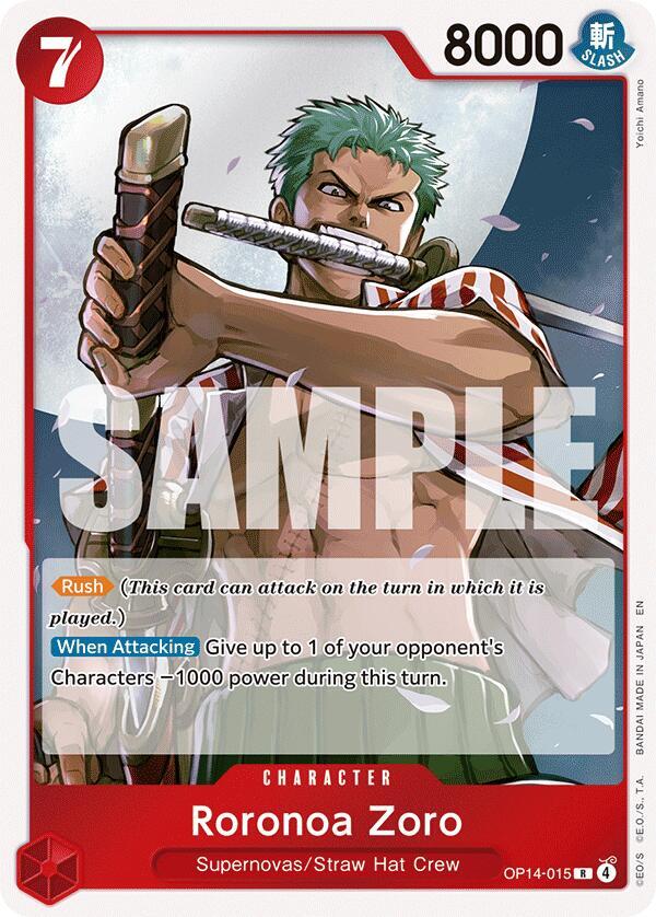 Roronoa Zoro (OP14-015) (The Azure Sea's Seven)